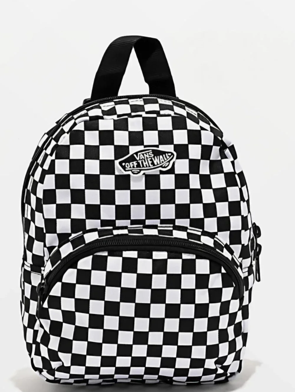 VANS Mini Backpack Black/White Checkerboard Pattern Skate BMX Freestyle Moto